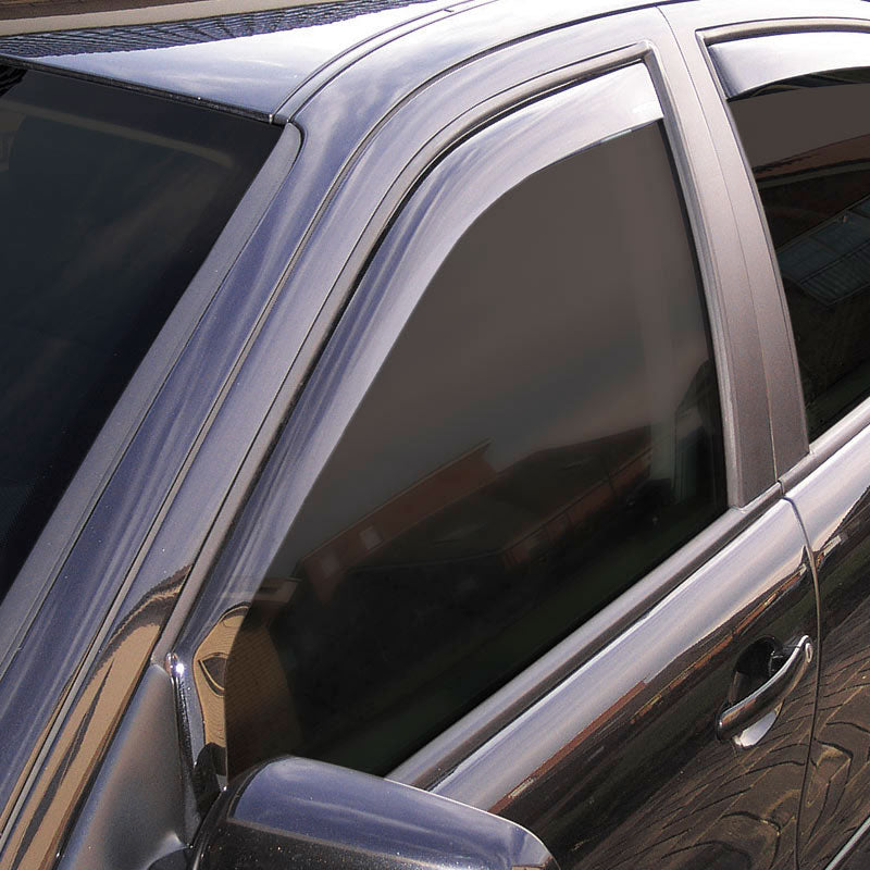 ClimAir, Owiewki szyb przednich drzwi, Ciemne, pasują do Mitsubishi Pajero V60 3 døre 2001-2006