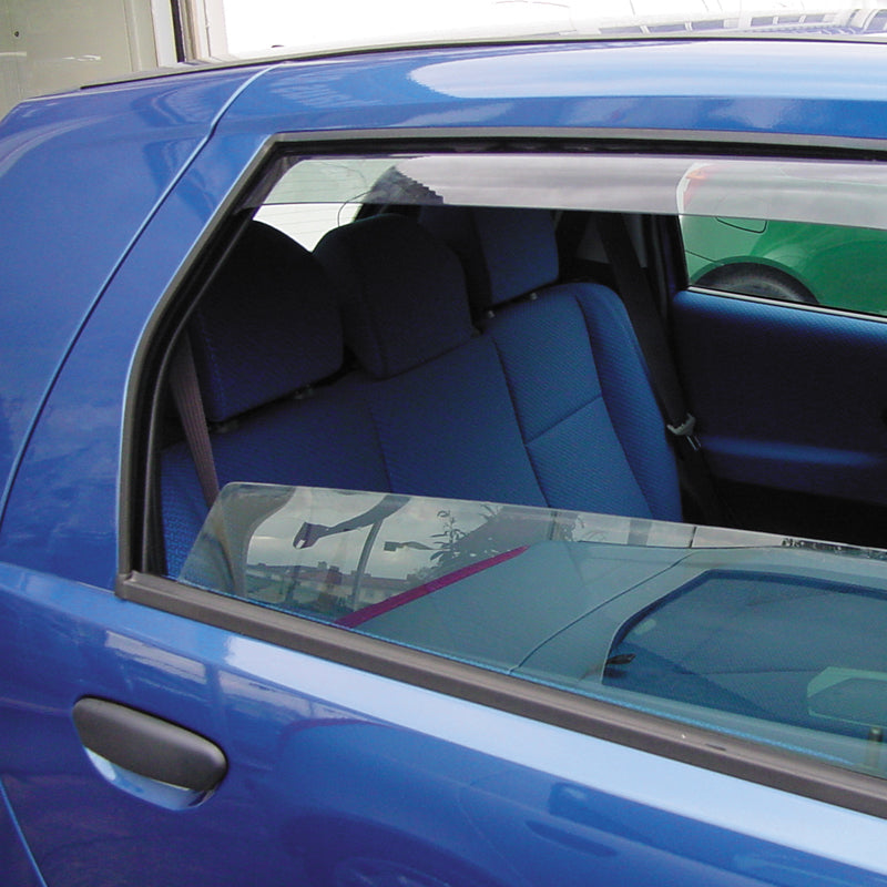 ClimAir, Wind deflectors for rear doors, Smoke tinted, fits Toyota Rav4 5 doors 2006-2012