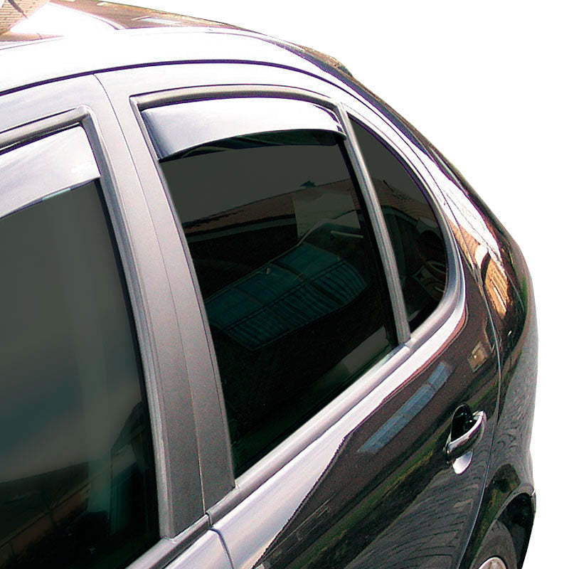 ClimAir, Winddeflectors voor achterportieren, Donker, geschikt voor Toyota Rav4 5 deuren 2013-2018