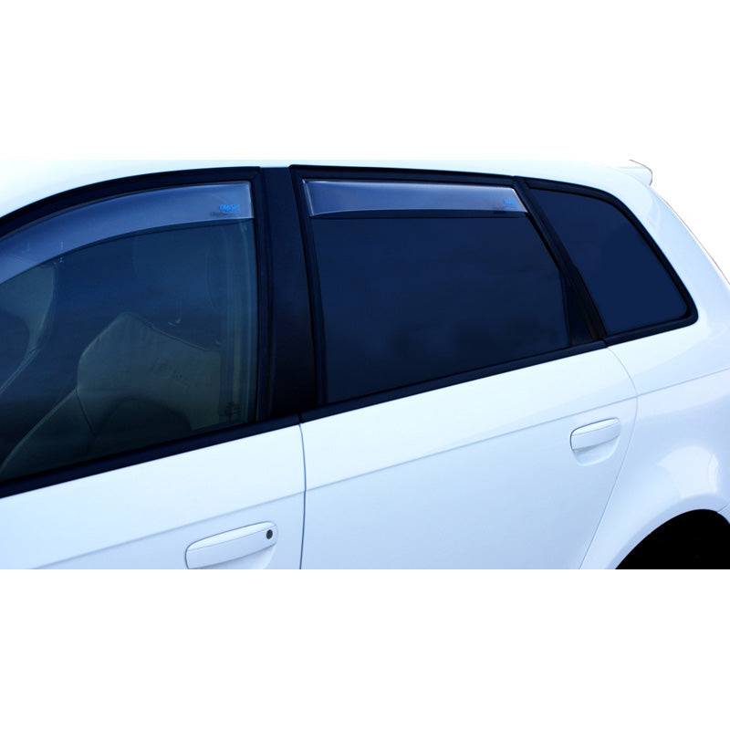 ClimAir, Deflettori per porte posteriori, Trasparenti, adatti a Kia Sportage IV (QL) 2016-2021