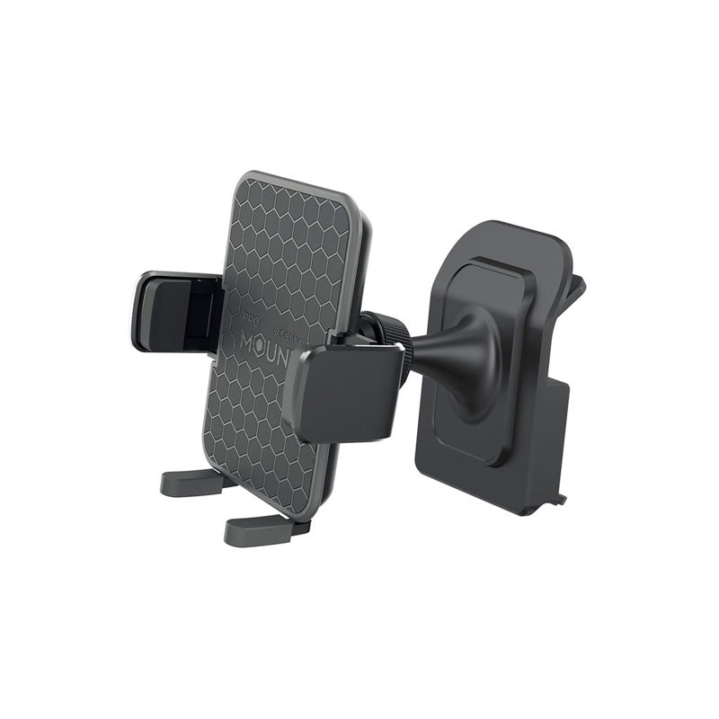 Celly, supporto per smartphone Mount Plus per Tesla Model 3, S, X e Y - braccio girevole regolabile a 360°
