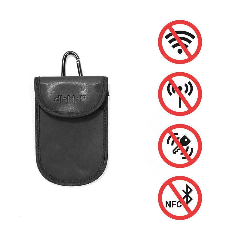 Disklok, portafoglio con blocco RFID - taglia S - anti-skimming