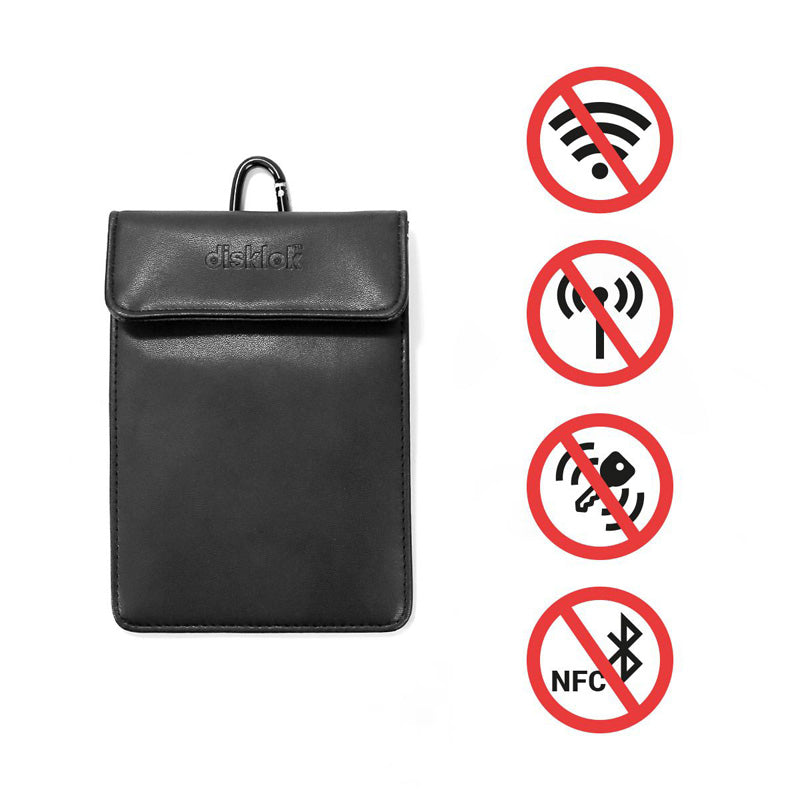 Disklok, portafoglio con blocco RFID - taglia L - anti-skimming