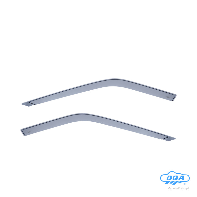 DGA, Deflectores de ventanilla, Ahumado, 2 uds., compatible con Audi 80/90 Sedan/Avant (1986-1995)