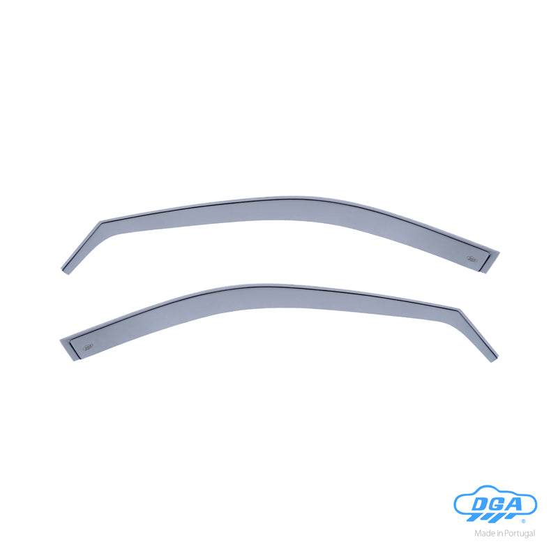 DGA, Windgeleiders, getint, 2 stuks, geschikt voor Audi A3 (8L) 5-deurs (1999-2003) voor de voorportieren