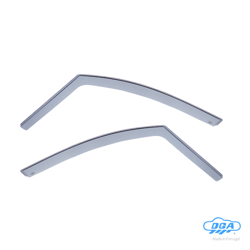 DGA, Wind deflectors, Smoke-tinted, For front doors, 2 pcs., fits BMW 2-Series (F45) Active Tourer (2013-2021)