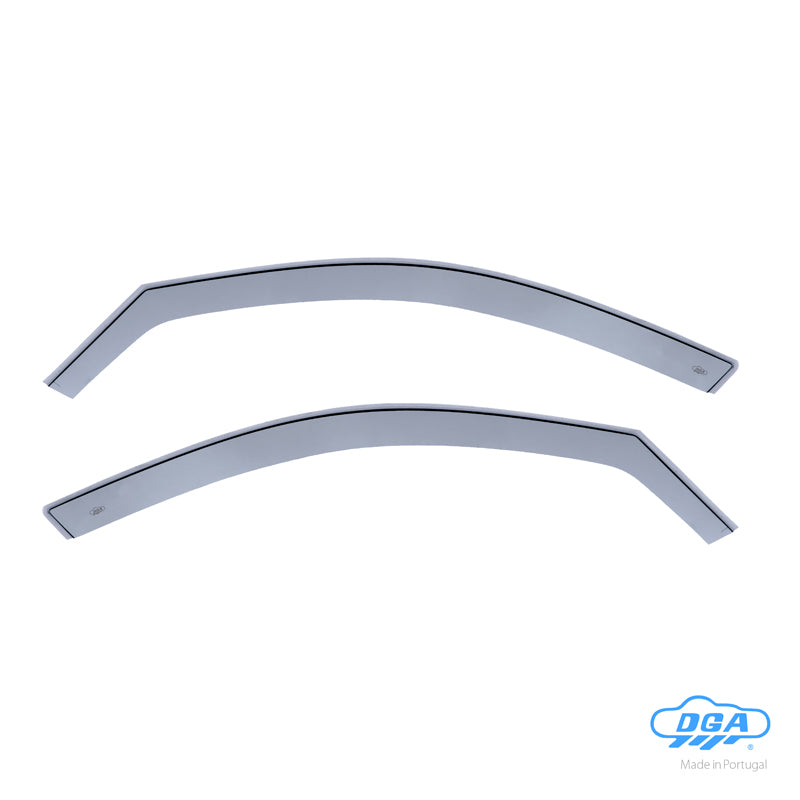 DGA, Vindafvisere, Røgfarvet, 2 stk., passer til BMW 3-Series F30/F31 Sedan/Touring (2012-2019)