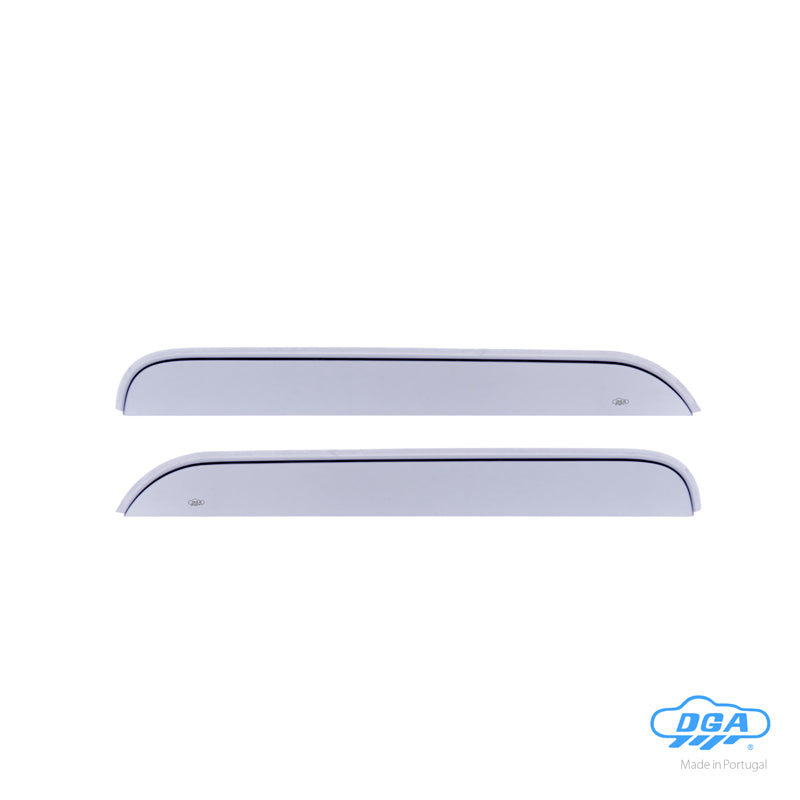 DGA, Deflectores de viento, ahumados, 2 uds., compatible con Dacia Duster II (2018-2023)