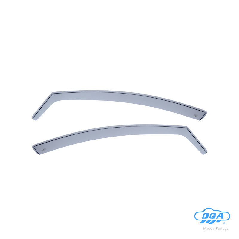 DGA, deflectores de viento, ahumados, 2 uds., compatible con Ford Mondeo IV Sedan/HB 5-dørs/Stc. (2007-2014)