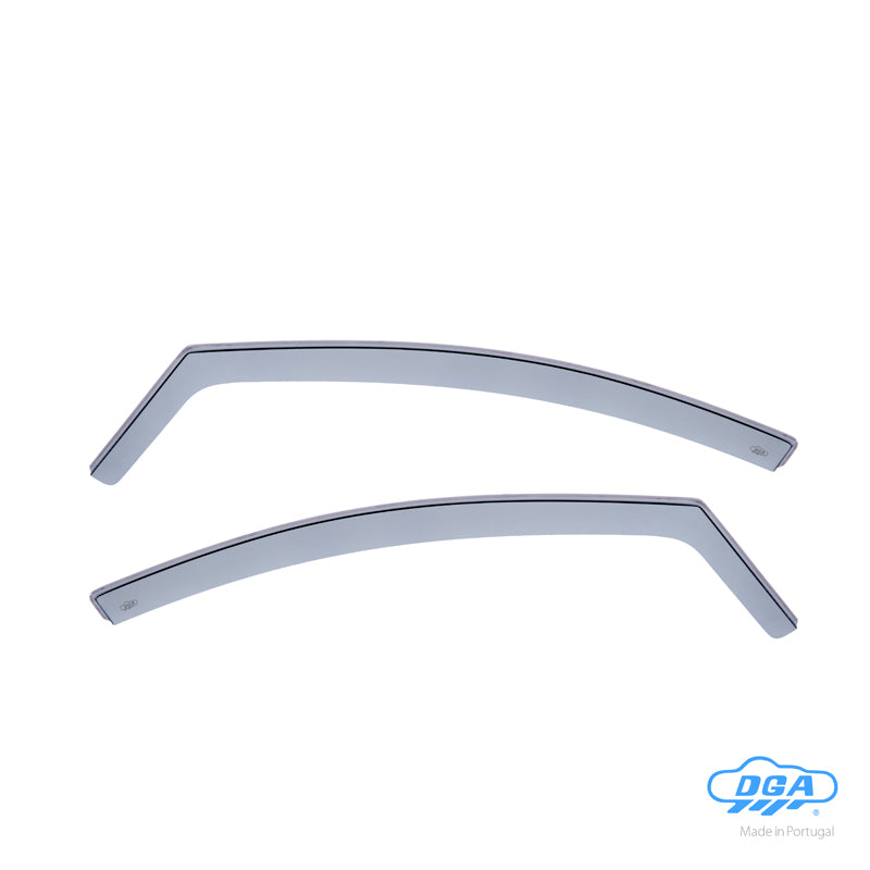 DGA, Deflectores de viento, ahumados, 2 piezas, compatibles con Ford Kuga II (DM2) (2013-2019)