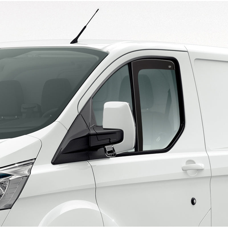DGA, Vindafvisere, Røgfarvet, til fordøre, 2 stk., passer til Ford (Grand) Tourneo Connect MPV (2022-)