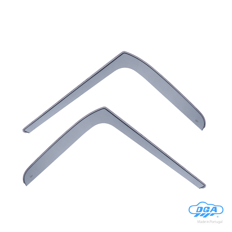 DGA, deflettori aria, fumé, 2 pz., adatto a Iveco Daily III/IV/V (2000-2014), Nissan Interstar (2003-), Opel Movano A (1998-2010), Renault Master/Mascott (1997-2010)