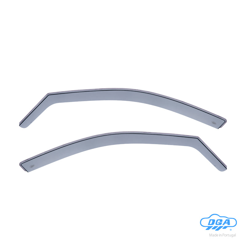 DGA, Vindafvisere, Røgfarvet, passer til Mercedes C-Klasse W204 Sedan/Kombi (2007-2014), 2-pieces