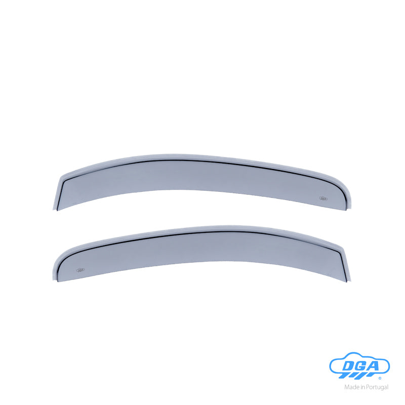 DGA, Deflettori aria, fumé, 2 pezzi, adatti a Renault Trafic & Opel Vivaro & Nissan Primastar (2001-2014)
