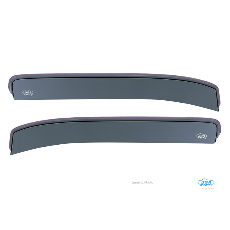 DGA, Vindafvisere, Røgfarvet, 2 stk., passer til Renault Master III & Opel Movano B & Nissan NV400 (2010-2024)