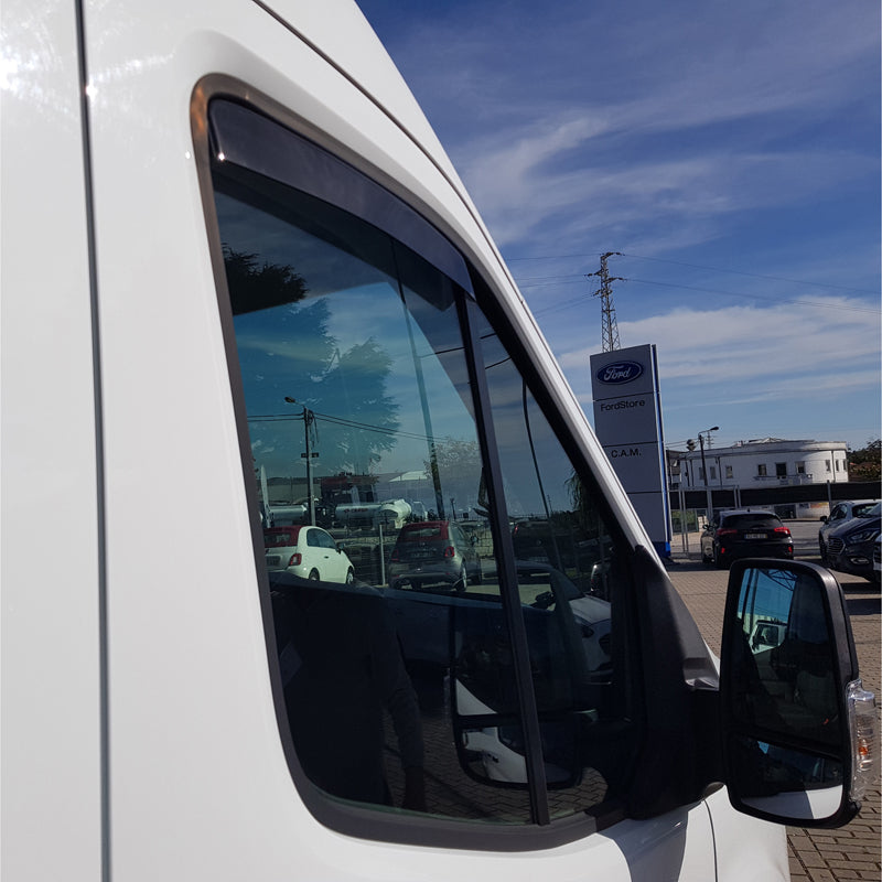 DGA, Deflettori d'aria, fumé, 2 pezzi, adatti a Renault Master IV (F8) (2024-)