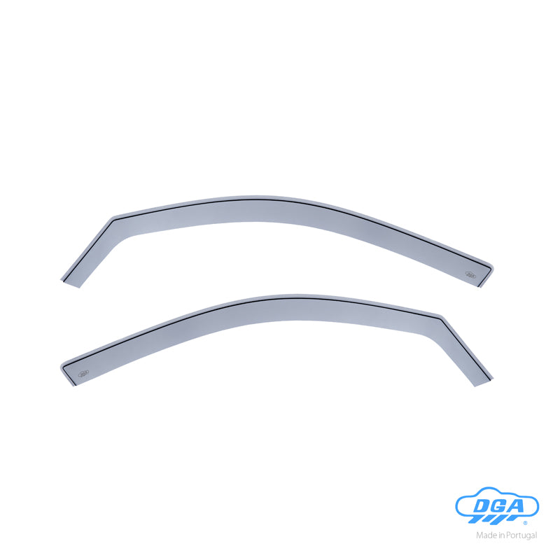 DGA, Deflectores de ventanilla, ahumado, 2 piezas, compatible con Suzuki Vitara (LY) 2015-