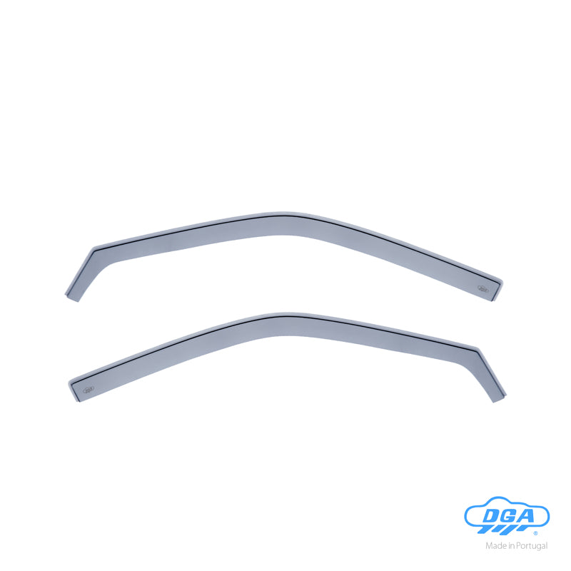 DGA, deflectores de viento, ahumados, 2 uds., compatible con Toyota Starlet (P8) 3 puertas (1990-1996)