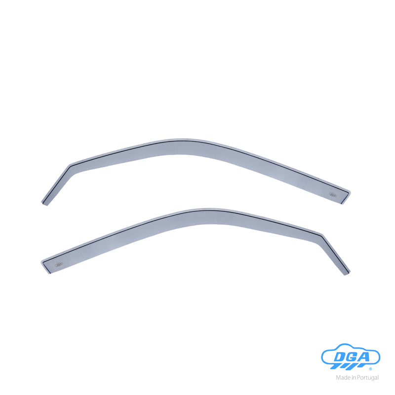 DGA, Deflectores de viento, ahumados, 2 uds., compatible con Toyota Starlet (P9) 3 puertas (1996-1999)