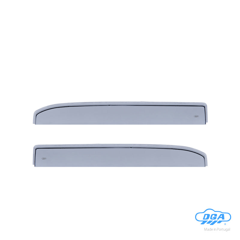 DGA, deflectores de viento, ahumados, 2 piezas, compatible con Volkswagen Polo 86C (1986-1994)