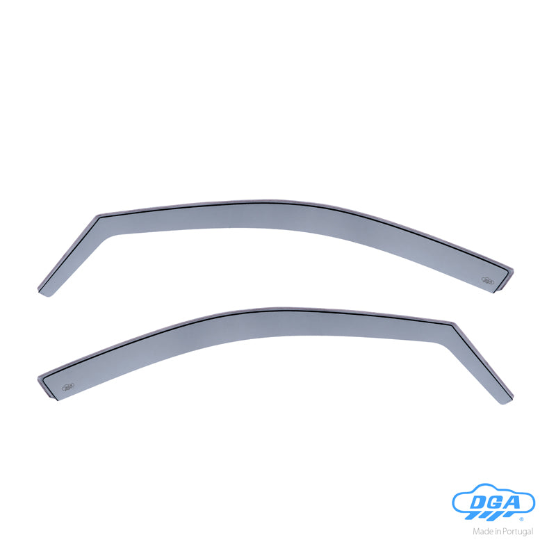 DGA, Deflettori aria, fumé, 2 pz., adatti a Volkswagen Polo (9N/9N2) HB 5 porte (2001-2009) incl. Cross