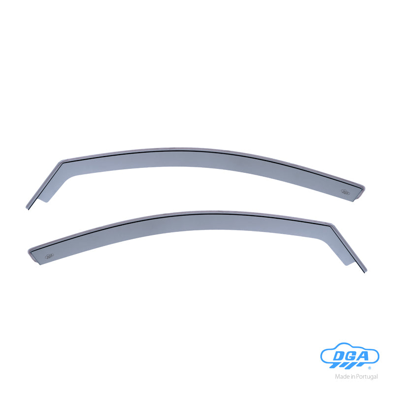 DGA, Windgeleiders, getint, 2 stuks, geschikt voor Volvo V70 III (BW) & XC70 II (2007-2016)
