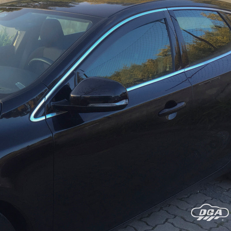 DGA, deflektory oken, kouřově zbarvené, 2 ks., pro Volvo V40 HB 5dveřový (2012-2019)