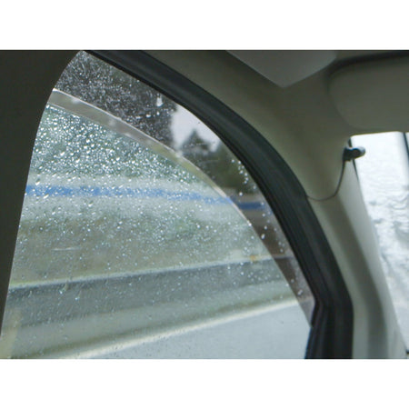 DGA, Vindafvisere, Røgfarvet, 2-delt, passer til Volvo EX30 (416) (2023-)