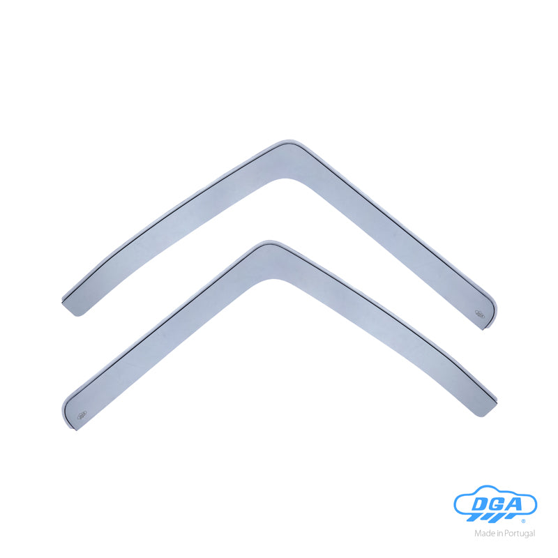 DGA, Winddeflectors, rookkleurig, voor voordeuren, 2 st., geschikt voor DAF LF 45/55 (2006-), LF Euro 6 (2014-), XB (2023-) & Renault D (2014-)