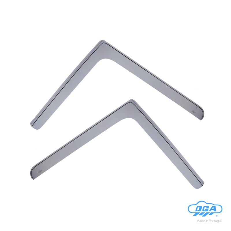 DGA, Windgeleiders, getint, voor de voorportieren, 2 stuks, geschikt voor DAF XF106 (EURO 6) (2013-)