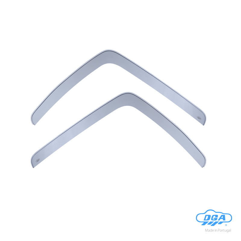 DGA, Vindafvisere, Røgfarvet, 2 stk., passer til Mercedes Actros (2012-), Antos/Arocs (FD) (2013-), Actros/E-Actros 5G MP5 (2024-)