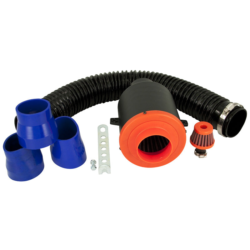 AutoStyle, sistema universale filtro aria con tubo e adattatori - 80cm