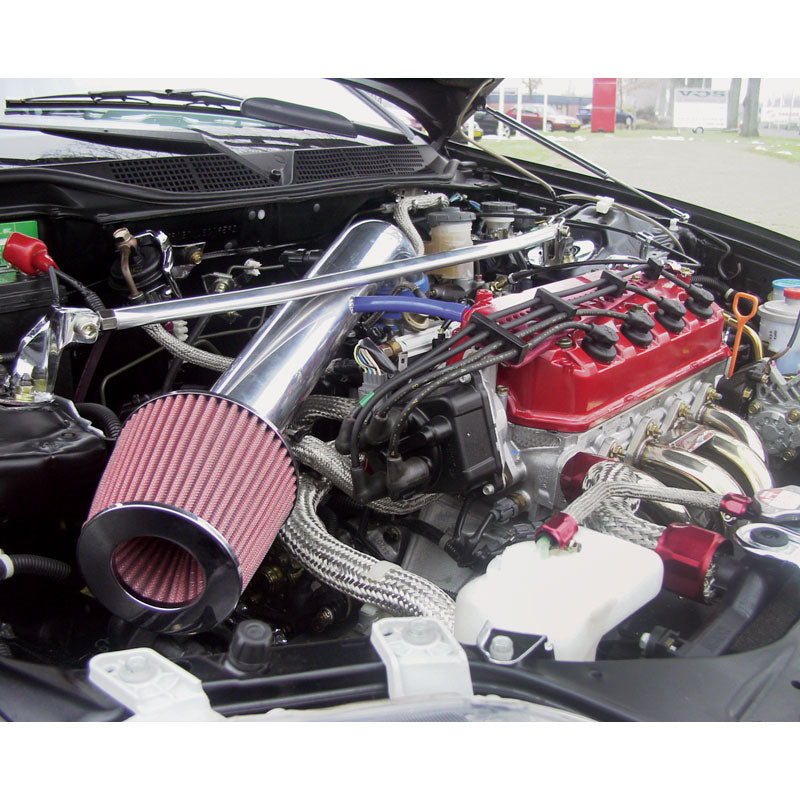 AutoStyle, Tubo di aspirazione aria in alluminio - Honda Civic 1996-1999 - Senza filtro aria 76mm