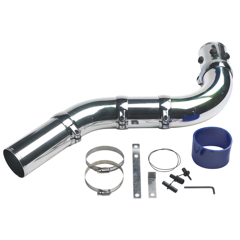 AutoStyle, Kit di aspirazione universale D-I-Y 'Type 2' - Cromato - Ø76mm
