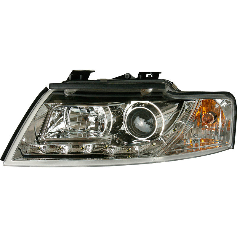 Lampy przednie, DRL-Look pasuje do Audi A4 B6 Cabriolet 2002- - chrom