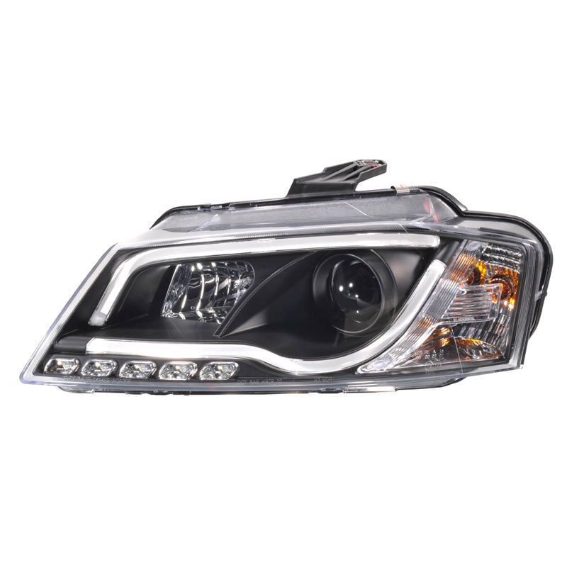 Faros delanteros, DRL 'Light-Bar' compatible con Audi A3 2008-2012 - negro