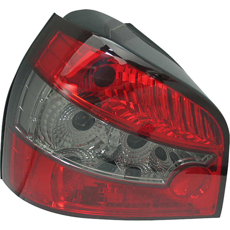 Tail Lights, fits Audi A3 8L 1996-2003 - Red/Smoke