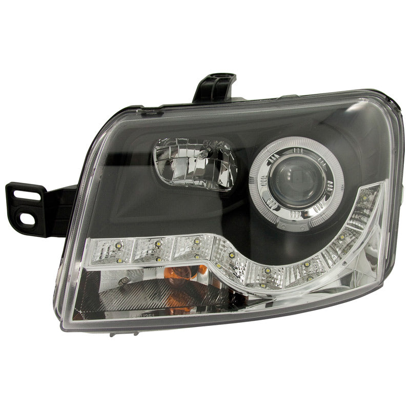Faros, DRL-Look se adapta a Fiat Panda 2003-2008 - negro
