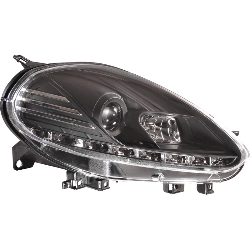 Reflektory, DRL pasuje do Fiat Punto Evo 2009-2012 & Punto (199) 2012- - czarne