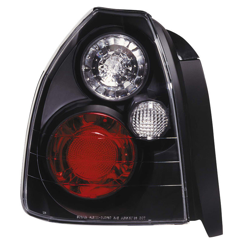 Tylne lampy, pasuje do Honda Civic 3-drzwi 1996-2001 - czarny