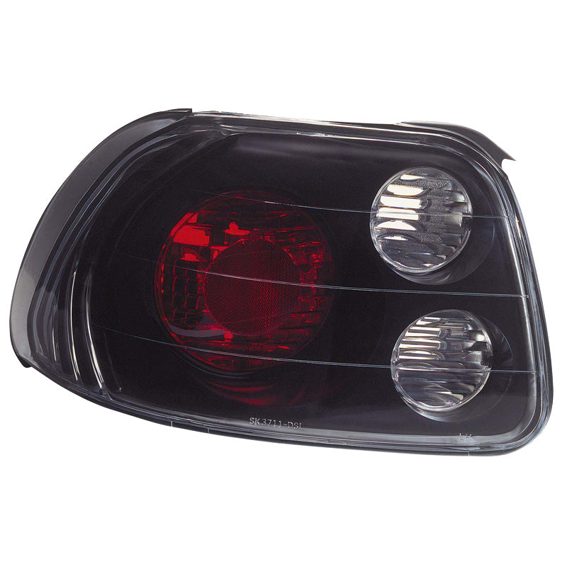 Tylne lampy, pasuje do Honda CRX/DelSol 1992-1998 - Black