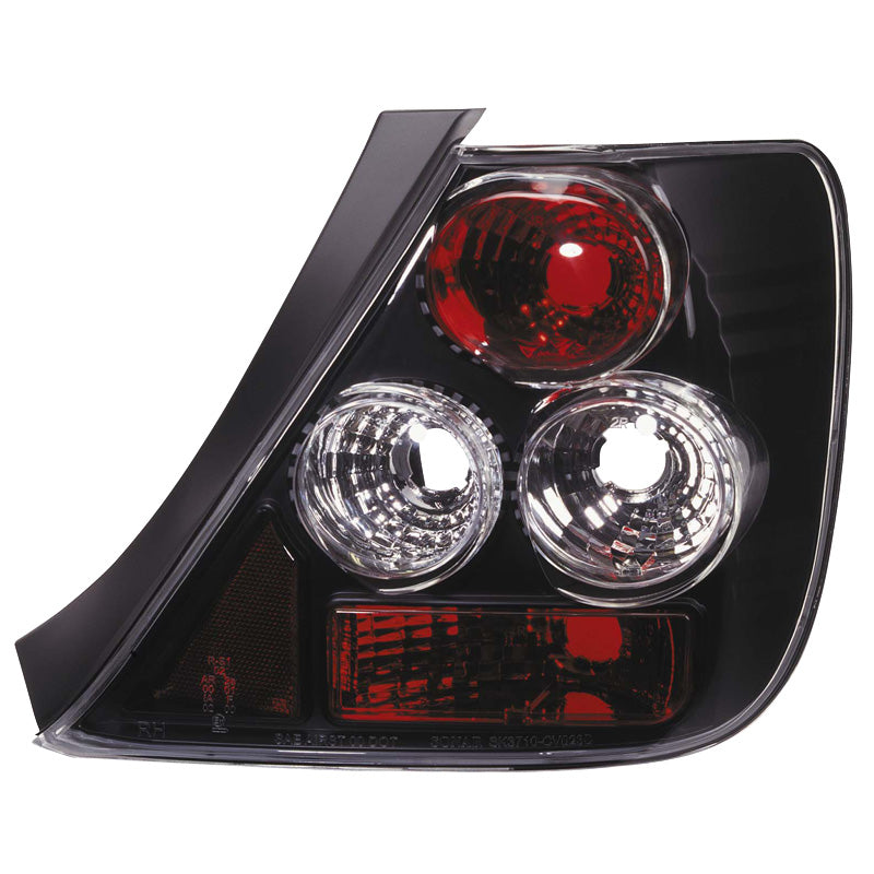 Tylne lampy, pasuje do Honda Civic HB 3-drzwi 2001-2005 - JDM Black