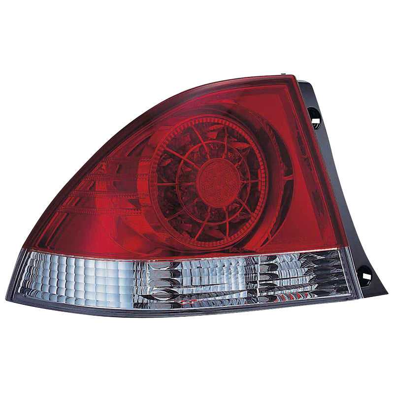 AutoStyle, pilotos traseros LED, para Lexus IS200 1998-2005 - Rojo/Transparente