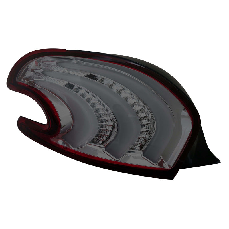AutoStyle, pilotos traseros LED, compatibles con Peugeot 208 2012-2015 excl. CC/SW - Red/Smoke
