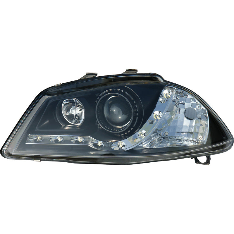 Faros, DRL-Look compatibles con Seat Ibiza/Cordoba 6L 2002-2008 - negro