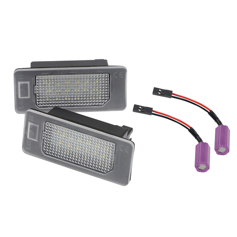 AutoStyle, LED lampki tablicy rejestracyjnej, pasuje do Skoda Octavia III/Fabia III/Kodiaq/Rapid/Superb III/Yeti