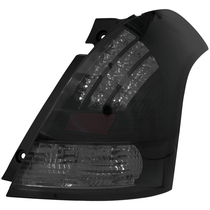 AutoStyle, LED baglygter, passer til Suzuki Swift II 2005-2010 - Black/Smoke
