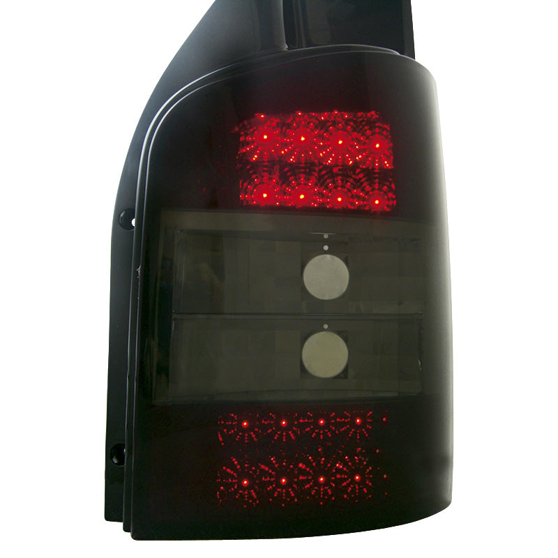 AutoStyle, LED zadní světla, vhodné pro Volkswagen T5 2003-2015 (pro modely se zadní výklopnou stěnou) - Dýmová