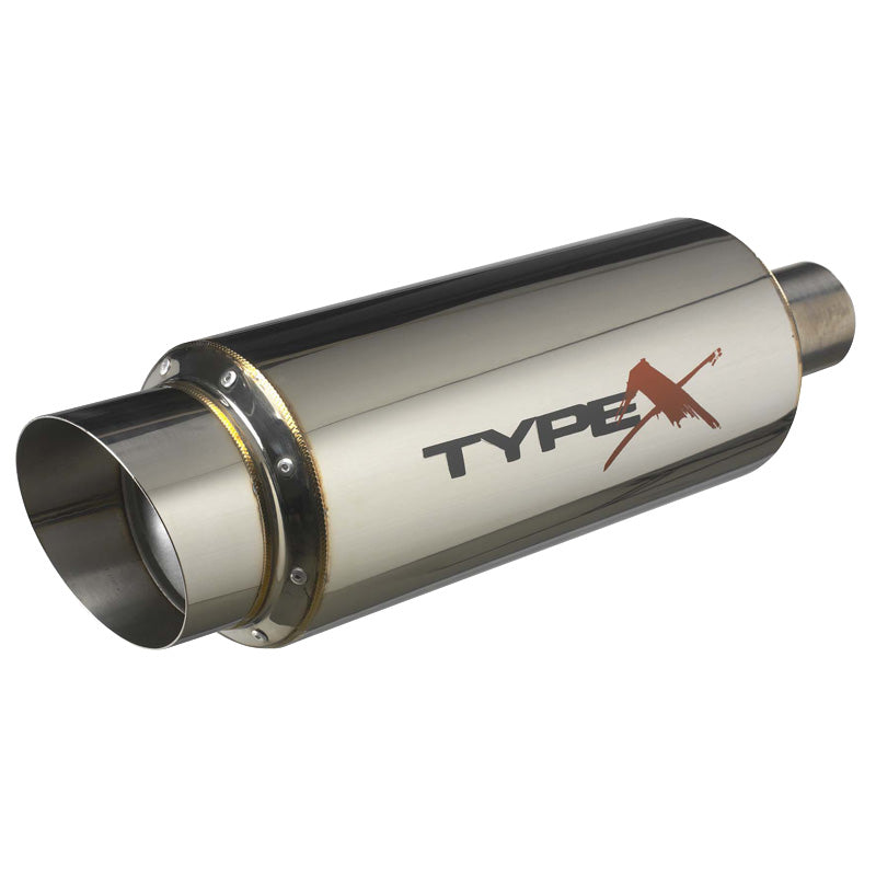 AutoStyle, Scarico sportivo universale Type X Racing - Ø150mm - terminale inclinato