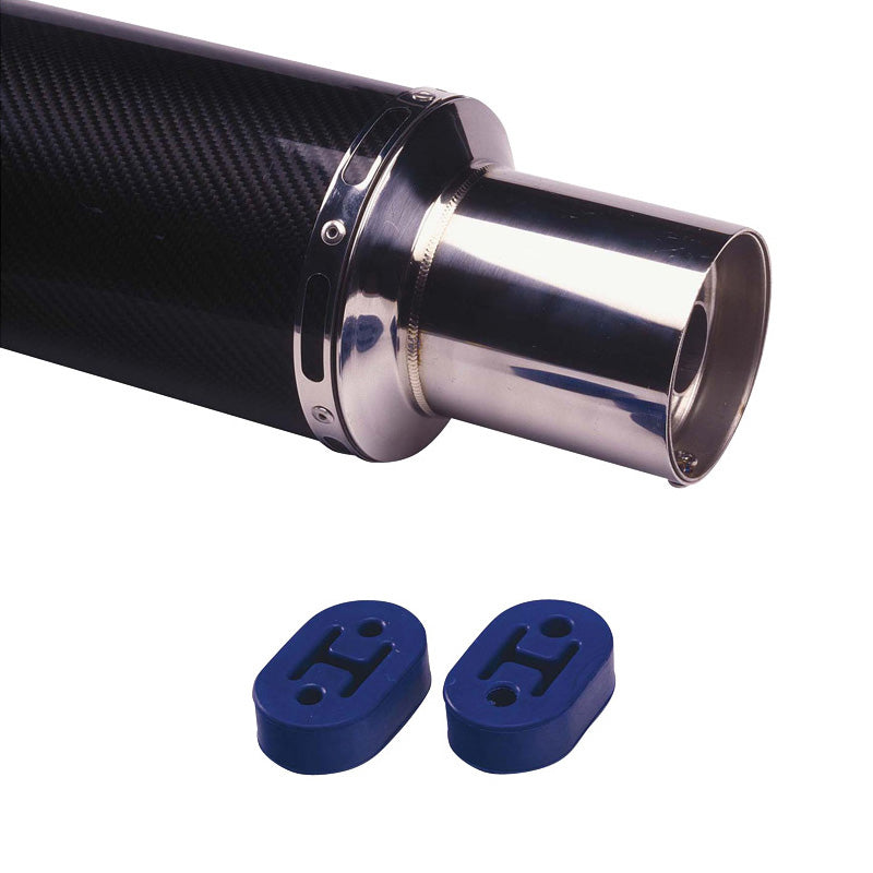 AutoStyle, Gommino universale per scarico - Nero - 2x9mm - Set da 2 pz.